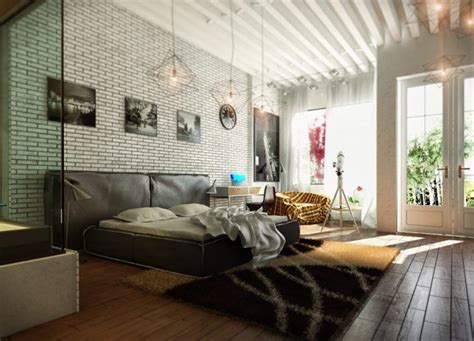 10 Beautiful Master Bedrooms With Exposed Brick
