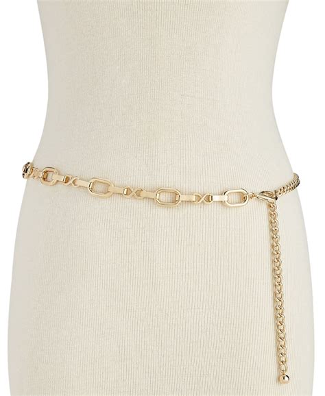 Inc International Concepts Metal Chain Belt Created For Macy S