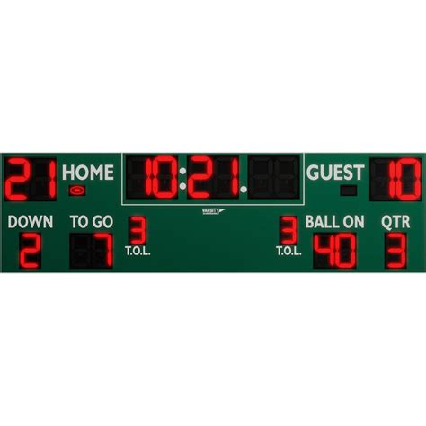 Varsity Scoreboards 7528 Football Scoreboard Pro Sports Equip
