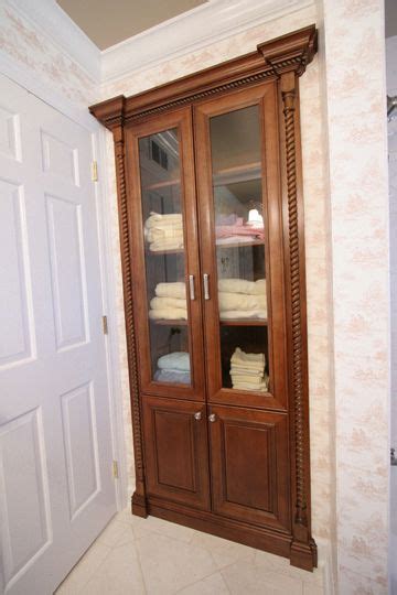 Linen cabinet / clothes hamper pt 2. Custom Built In Linen Cabinet | Linen cabinet, Cabinet, Remodel