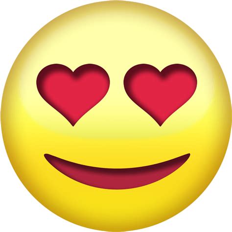 Emoji Heart Eyes Free Picture Png Png Play