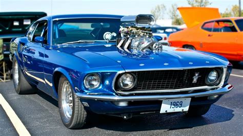 Ford Mustang 1969 Hot Rod Rods Muscle Engine Engines Classic Wallpaper