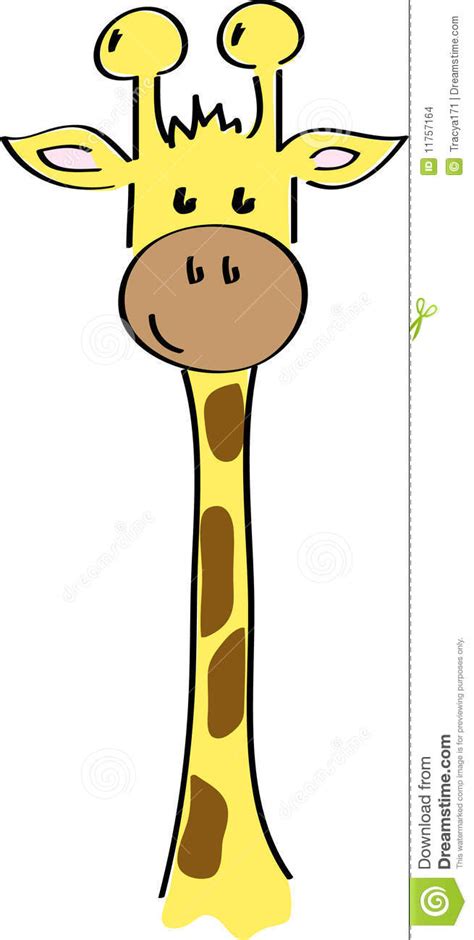 Giraffe Drawing Cute Free Download On Clipartmag