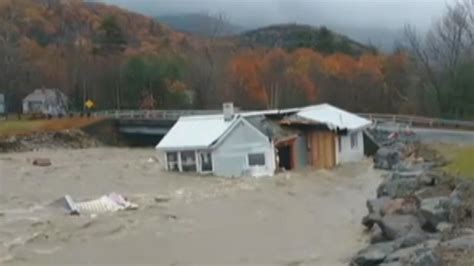 Home Swept Away By Intense Floodwaters In New Hampshire Fox News Video