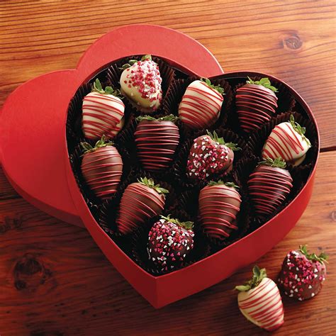 Valentines Day Chocolate Covered Strawberries T Box Chocolate