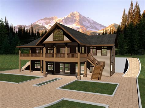 Example Of Front Daylight Basement Courtyard House Plans Craftsman Vrogue