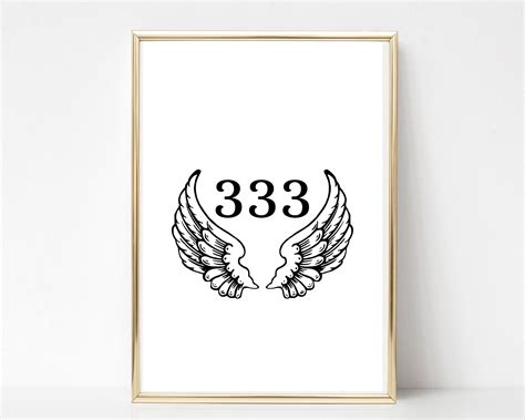 Angel Number 333 333 333 Printable 333 Print 333 Art Etsy In 2021