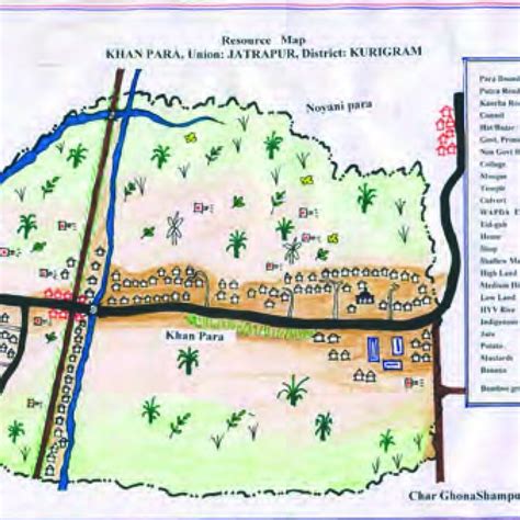 Map Of Kurigram Sadar Upazila Source Tas 2005 Download