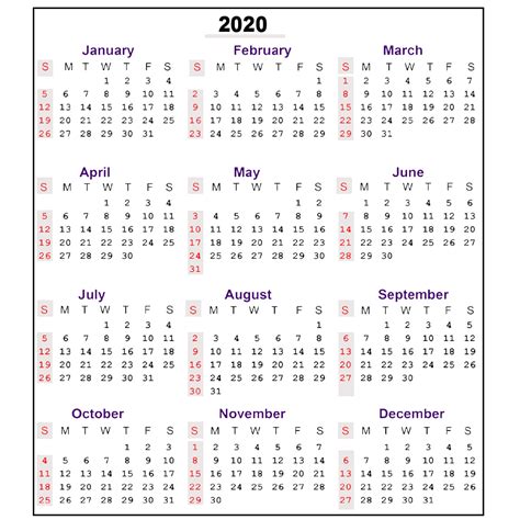 Print Calendar With Week Numbers 2020 Month Calendar