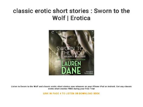 Classic Erotic Short Stories Sworn To The Wolf Erotica