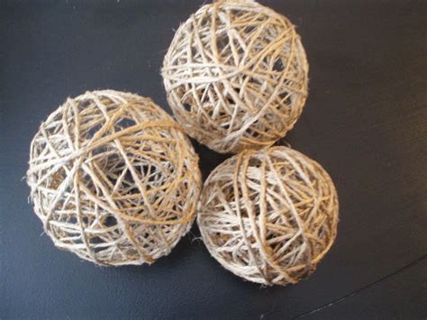 Make Your Own Decorative Twine Ball Twine Crafts Twine Diy Twine Balls