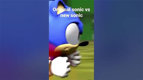 Original Sonic Vs New Sonic Youtube