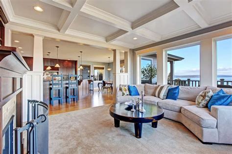 We fancied up the porch with a cedar and coffered ceiling and are waiting for the paint to be completed and slate floor installed. 200 Coffered Ceiling Design Ideas (Photo Gallery)