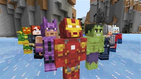 Minecraft Xbox 360 Marvel Avengers Skin Pack Your Games Zone