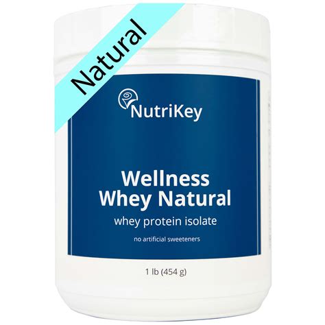 Wellness Whey Natural Protein Powder 1 Lb Nutrikey