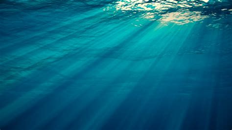 Underwater View Of Ocean Waves In Clear Blue Stock Motion Graphics Sbv