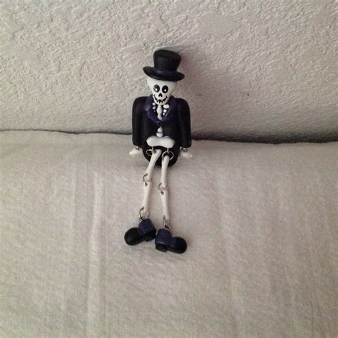Hallmark Halloween Skeleton Pin Signed Antique Price Guide Details Page
