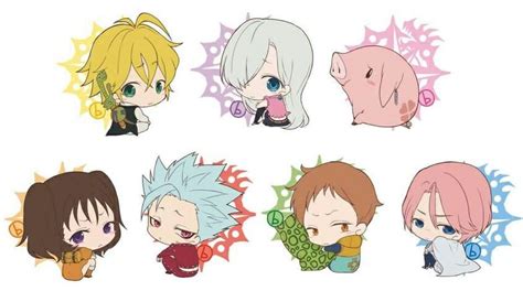 Chibi Seven Deadly Sins Characters 33 Seven Deadly Sins Anime Anime