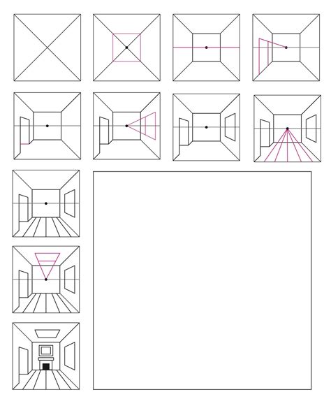 2 Point Perspective Worksheet Kindergarten Printable Sheet