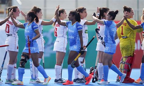 Indian Womens Hockey Team Hold Hosts Spain In Torneo Del Centenario