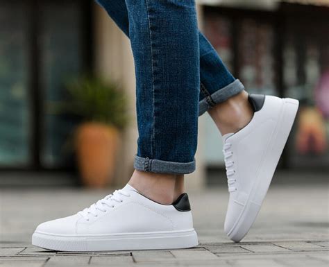 Formal shoes are perennially stylish and can make a statement with little or no effort at all! 2019 new style white sneakers men men breathable leisure ...