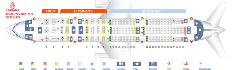 Seat Map Boeing 777 200 Emirates Best Seats In The Plane
