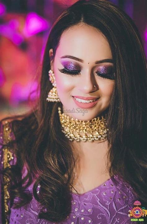 Purple Bridal Makeup Looks Saubhaya Makeup