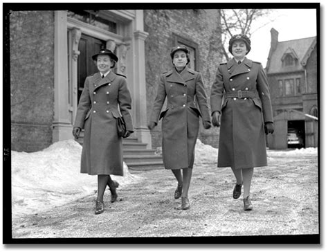 Women In Military Uniform Ca 1945