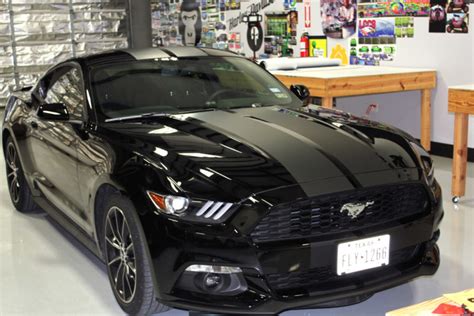 Matte Vinyl Racing Stripes Ford Mustang Zilla Wraps