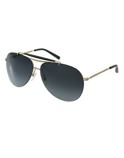 Tommy Hilfiger Aviator Sunglasses In For Men Gold Lyst