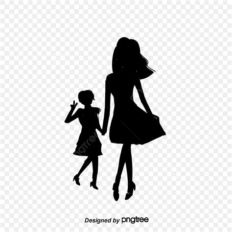 Free 337 Mother Child Silhouette Svg Svg Png Eps Dxf File