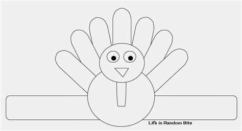 Download 58 turkey outline free vectors. Life in Random Bits: Thanksgiving crafts for kids (with ...