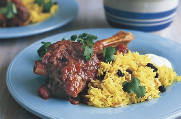 Mix oil, cumin, coriander, cayenne, salt and pepper in a small bowl. Middle Eastern-style lamb shanks with saffron rice recipe | LEBANESE RECIPES