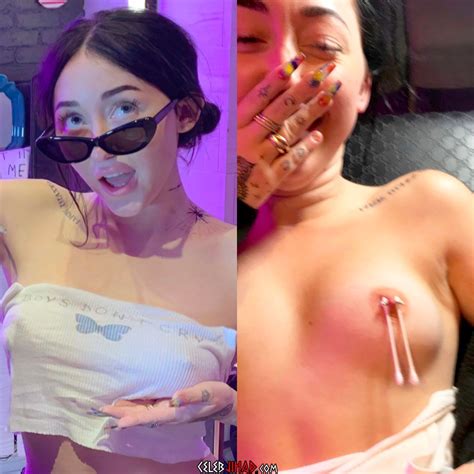 Noah Cyrus Topless Nude And Pussy Lip Slip OnlyFans Leaked Nudes
