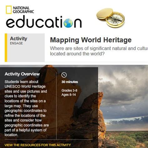 National Geographic Education Site With Lots Of Lesson Plans And
