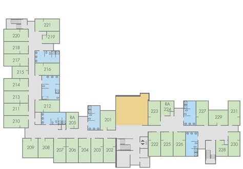 Residence Hall Floor Plans