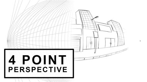 4 Point Perspective Drawing City