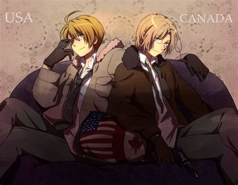 Canada And America Hetalia Photo 17237985 Fanpop