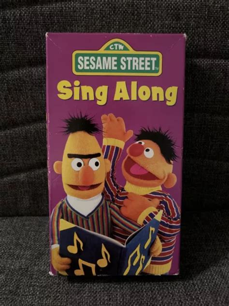 SESAME STREET SING Along VHS Video Tape Tested Works PBS Elmo Big Bird