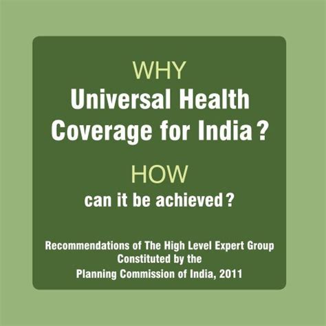 Universal Health Coverage For India Uhc India