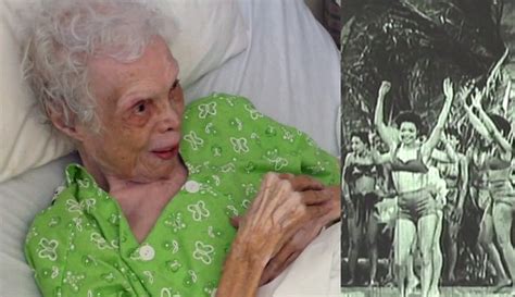 102 Year Old Womans Reaction While Watching Footage Of Herself Dancing