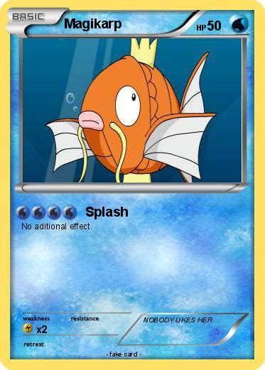 Pokémon Magikarp 834 834 Splash My Pokemon Card