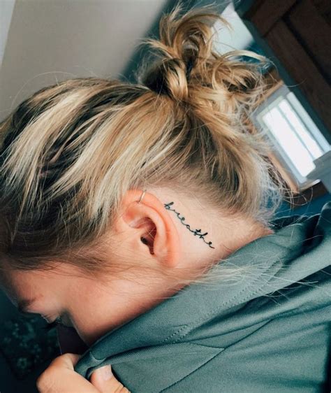 30 Creative Behind The Ear Tattoos For Women Behind Ear Tattoos