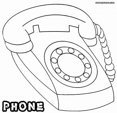 Phone Coloring Pages Colouring