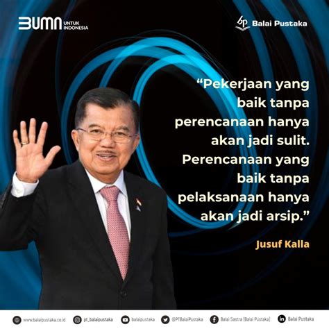 Quotes Tokoh Nasional Jusuf Kalla Balai Pustaka