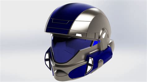 Halo Odst Helmet 3d Model 3d Printable Cgtrader