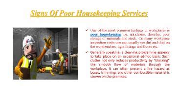 PPT Signs Of Poor Housekeeping Services PowerPoint Presentation Free To Download Id