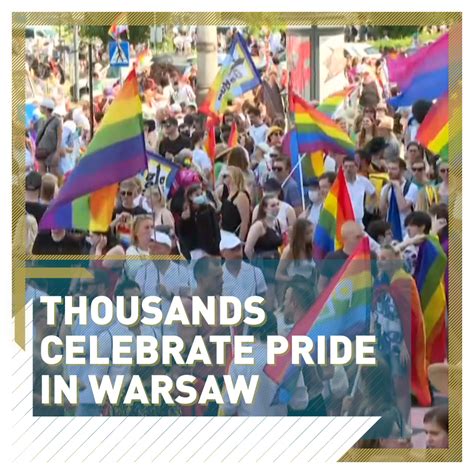 Pride And Anxiety As Warsaw Holds Central Europe S Largest Lgbt March Cgtn