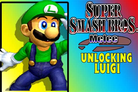 Super Smash Bros Melee How To Unlock Luigi Youtube