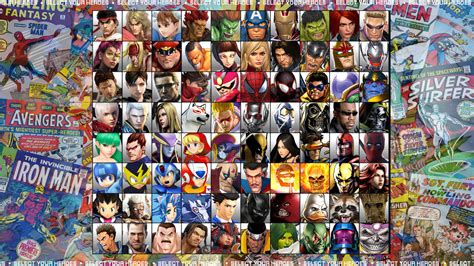An Awesome Marvel Vs Capcom Roster Idea By Mryoshi1996 On Deviantart